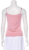 Thumbnail for your product : Valentino Sleeveless Scoop Neck Top