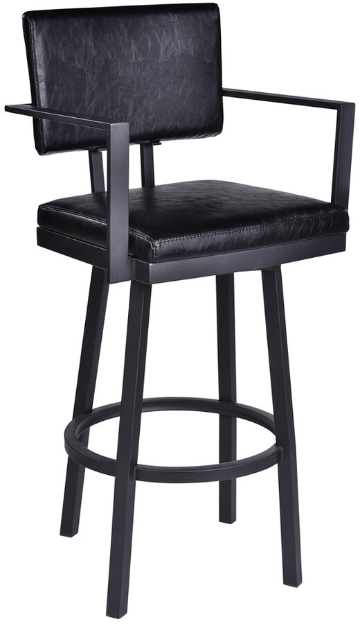 Leather Bar Stools With Arms The, Counter Height Chair With Arms