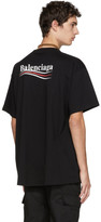 Thumbnail for your product : Balenciaga Black Campaign Logo T-Shirt