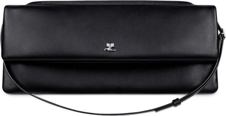 Courreges Leather Clutch With Flap