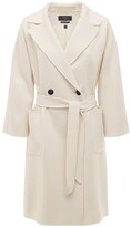 Thumbnail for your product : Weekend Max Mara Double Wool Belted Knee Length Coat