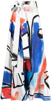 Thumbnail for your product : Stella Jean Abstract-Print Maxi Skirt