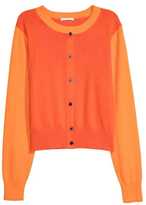 orange cotton cardigan - ShopStyle