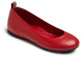 Thumbnail for your product : Burberry Girl's Leather Ballerina Flats