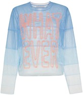 Thumbnail for your product : Viktor & Rolf Whatever panelled tulle top