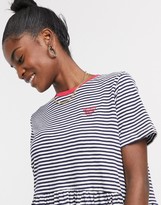 Thumbnail for your product : Tommy Jeans striped t-shirt dress in multi