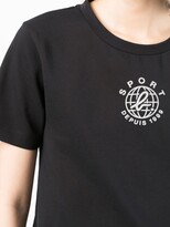 Thumbnail for your product : SPORT b. by agnès b. logo-print T-shirt dress
