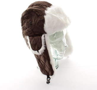 Warm Quilted Fur Lined Winter Trapper Style Hat