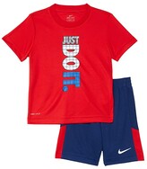 Thumbnail for your product : Nike Kids Just Do It Graphic T-Shirt and Shorts Two-Piece Set (Toddler)