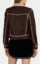 Thumbnail for your product : Saint Laurent Women's Shearling Trucker Jacket - Brown