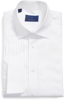 Thumbnail for your product : David Donahue Regular Fit French Cuff Tuxedo Shirt