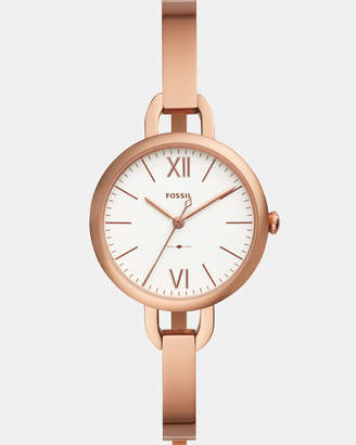 Fossil Annette Rose Gold-Tone Analogue Watch