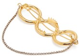 Thumbnail for your product : J.W.Anderson Chain-trimmed Twisted Hair Clip - Gold