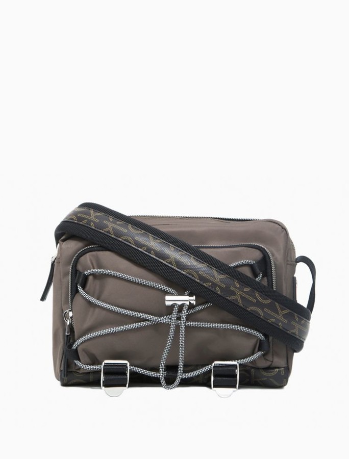Calvin Klein Nylon Monogram Logo Crossbody Bag ShopStyle Backpacks