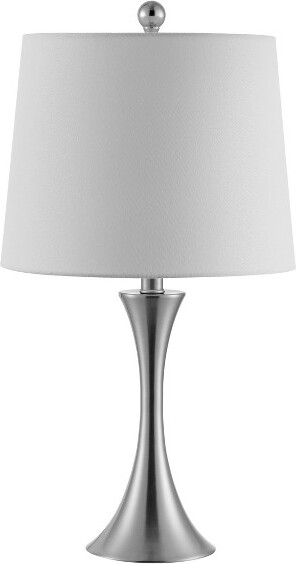 Safavieh BenitaTableLamp-24InchHeight-TBL4263-Nickle
