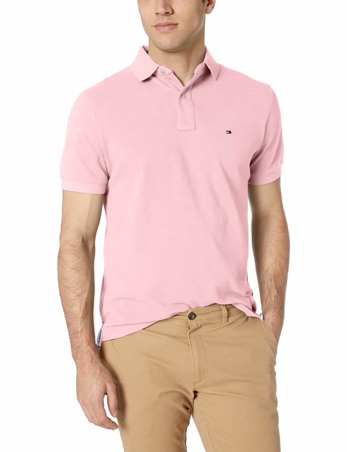 Tommy Hilfiger Pink Men's Shortsleeve Shirts | Shop the world's largest  collection of fashion | ShopStyle