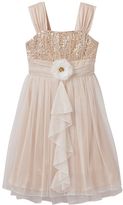 Thumbnail for your product : My Michelle emma rosette ruffle dress - girls 7-16