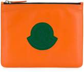 Thumbnail for your product : Moncler logo patch clutch bag