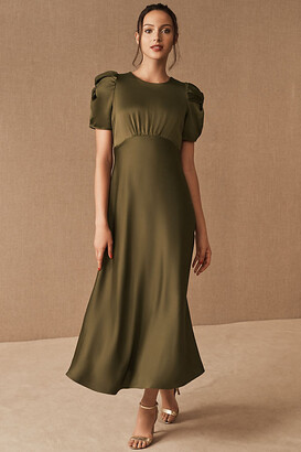 BHLDN Leyden Dress By in Green Size 8
