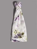 Thumbnail for your product : Autograph Pure Silk Floral Print Scarf
