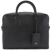 Thumbnail for your product : HUGO BOSS Single document case in embossed Italian leather