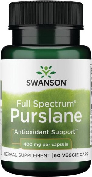 Swanson Health Products Swanson Full Spectrum Purslane 400 mg 60 Veg Caps.