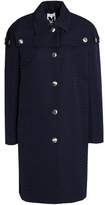 M Missoni Blue Navy Jacquard Coat 