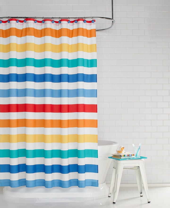 Charter Club Kids Rainbow Stripe 13Pc. Shower Curtain Set, Created for Macy's Bedding ShopStyle