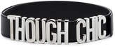 Thumbnail for your product : Moschino Black Though Chic Leather Belt