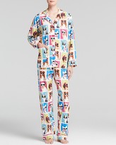 Thumbnail for your product : PJ Salvage Cool Dogs Flannel Pajama Set