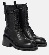 Thumbnail for your product : Ann Demeulemeester Leather combat boots