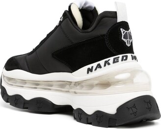NAKED WOLFE Fighter platform sneakers - ShopStyle