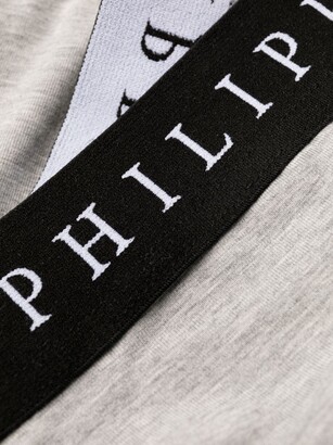 Philipp Plein Camouflage Logo Print Boxer Shorts