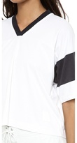 Thumbnail for your product : Alexander Wang T by Cropped Football Tee