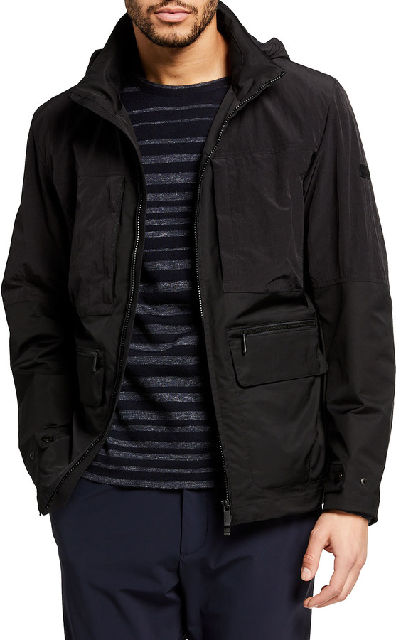 Ermenegildo Zegna Men's Ultra-Compact Hooded Field Jacket - ShopStyle