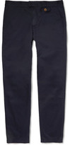 Thumbnail for your product : Oliver Spencer Fishtail Slim-Fit Cotton Trousers
