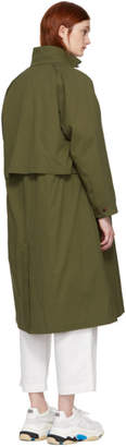 Chimala Green Raglan Coat