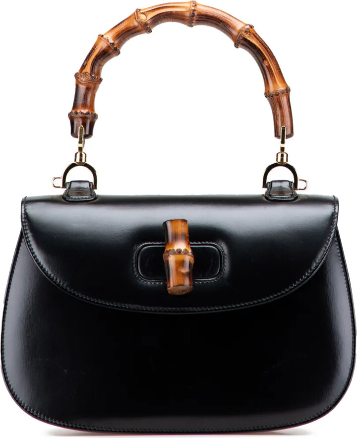 20th Century Calfskin Bamboo Night satchel