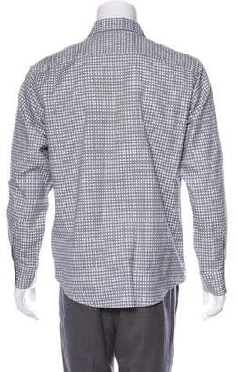 Michael Kors Check Pattern Button-Up Shirt