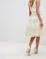 Thumbnail for your product : Chi Chi London Midi Skirt In Premium Lace
