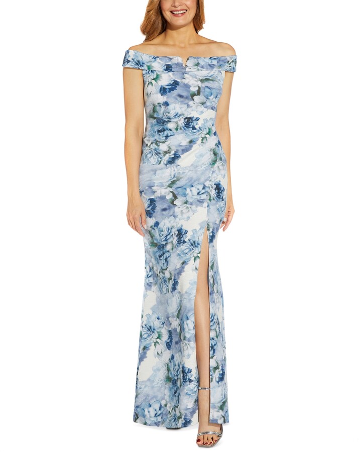 Adrianna Papell Blue Women's Evening Dresses | Shop the world's 