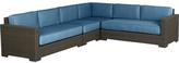 Thumbnail for your product : Crate & Barrel Ventura Modular Armless Chair with Sunbrella ® Turkish Tile Cushions