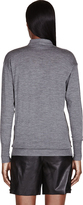 Thumbnail for your product : Burberry Heather Grey Wool Polo Shirt