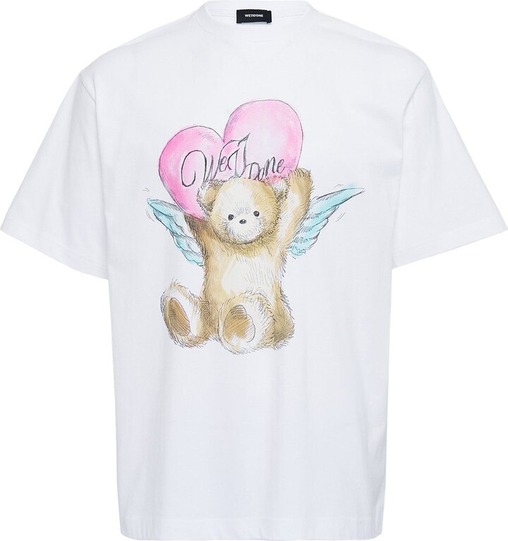 we11done Graphic Printed Crewneck T-Shirt