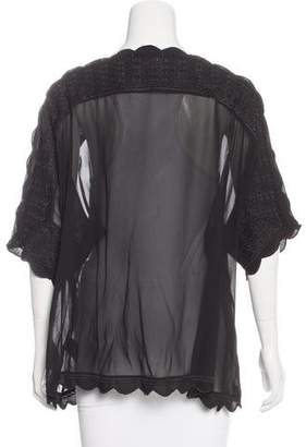 Etoile Isabel Marant Embroidered Scalloped Top w/ Tags