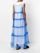 Thumbnail for your product : P.A.R.O.S.H. long tulle T-shirt dress