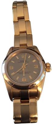 Rolex Oyster Perpetual Lady yellow gold watch