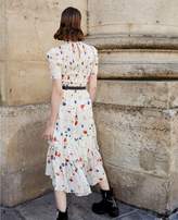 Thumbnail for your product : The Kooples Printed long ruffle dress
