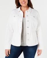 Thumbnail for your product : Charter Club Plus Size Denim Jacket, Created for Macy's