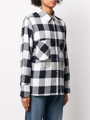 Woolrich Fringed Check Shirt